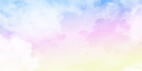 cloud background with a pastel colour