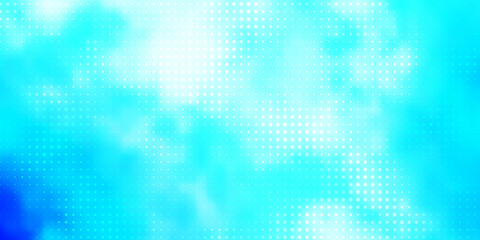Light BLUE vector background with circles.