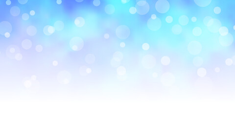 Light BLUE vector pattern with circles.