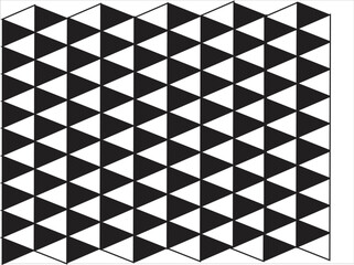 Hawaiian Triangle Tribal Seamless geometric triangle and rhombus alternating  Pattern Seamless Design 