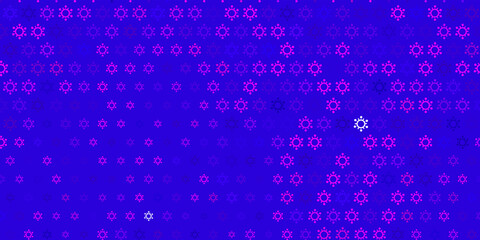 Dark purple vector texture with disease symbols.