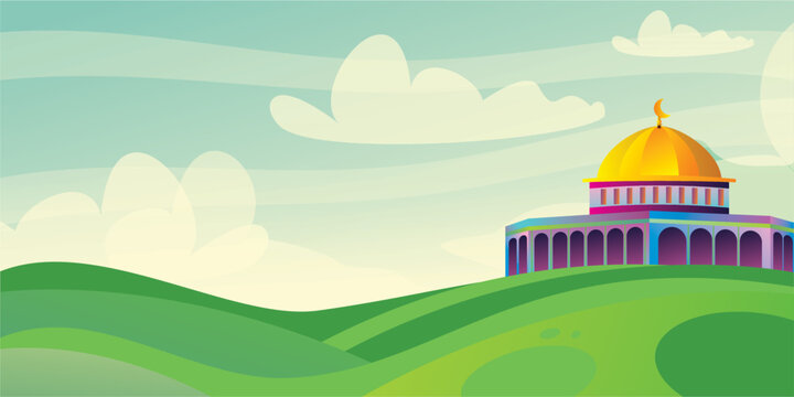 illustration of a mosque