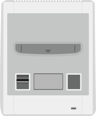 Fototapeta premium retro console game element play flat element 90s controller gaming.