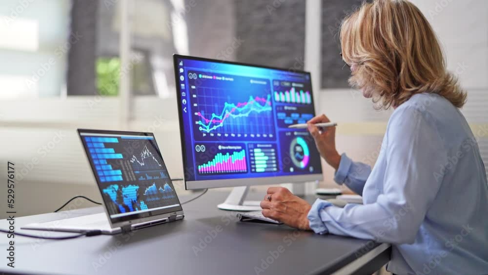 Poster KPI Business Analytics Data Dashboard