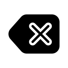 Obraz premium Cancel Icon Vector Symbol Design Illustration