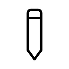 Pencil Icon Vector Symbol Design Illustration