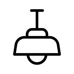Ceiling Lamp Icon Vector Symbol Design Illustration