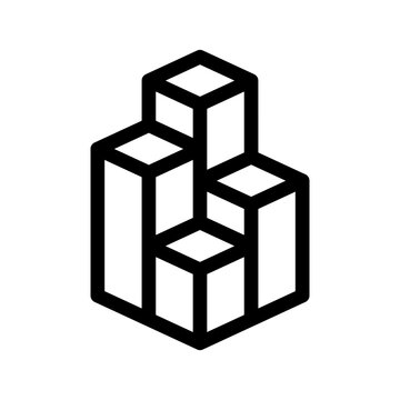 Olap Database Icon Vector Symbol Design Illustration