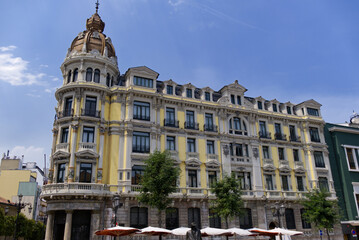 Obraz premium Oviedo, Spain - Plaza Porlier