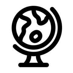Obraz premium Table Globe Icon