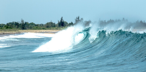 Fototapeta premium Breaking Wave, Sri Lanka