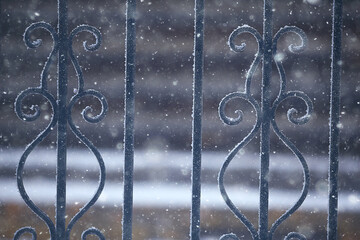 iron fence protection forged steel