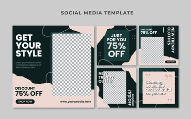Get your style social media template