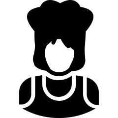 Female Chef Vector Icon
