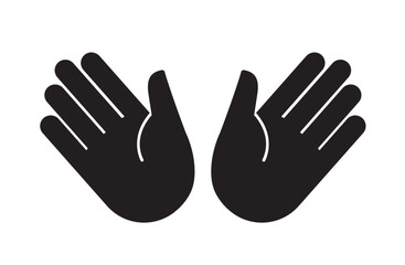 Obraz premium simple hand icon. vector illustration