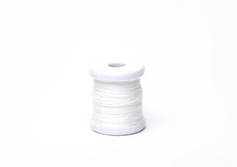Skein of thread on a white background