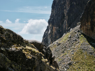 High Tatras rocky mountains in summer, Slovakia