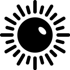 Sun Vector Icon