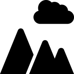 Mountain Vector Icon