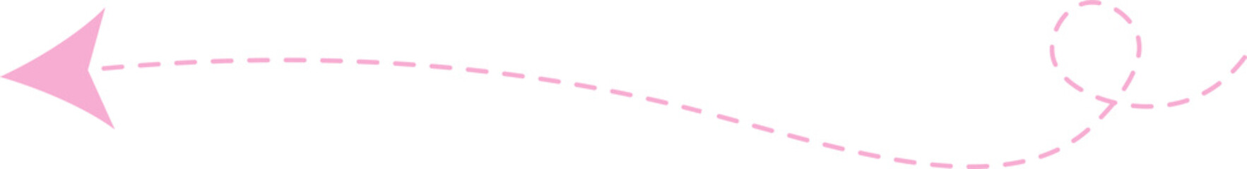 Dashed Line Arrow