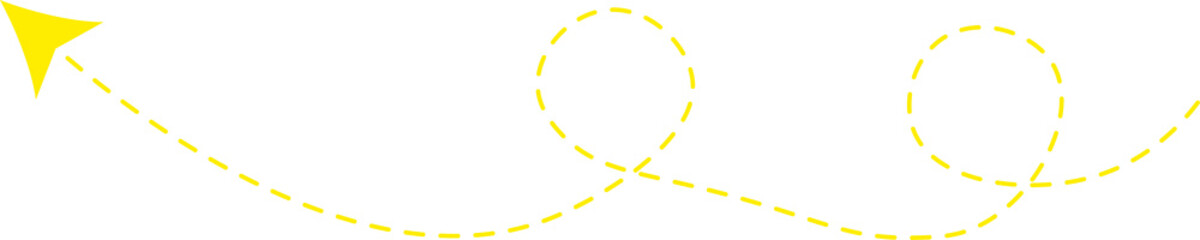 Dashed Line Arrow