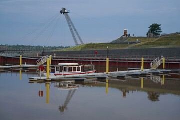 Impressionen vom neuen Stadthafen in der Lausitz