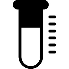 Test tube Vector Icon