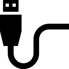 Usb Cable Vector Icon