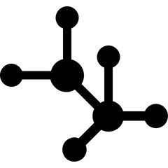 Molecular Configuration Vector Icon