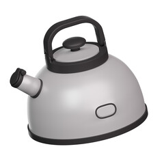 3D Steam boiler illustration