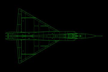 Obraz premium Convair F-102 Delta Dagger, caza interceptor
