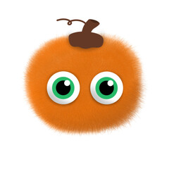 Fototapeta premium Halloween Pumpkin Furry.