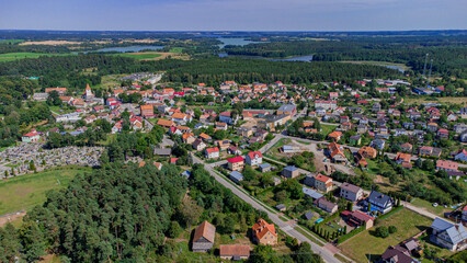 Village in Poland. Polska wieś (Ludomy) - obrazy, fototapety, plakaty