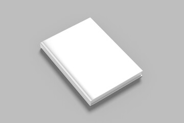 Hard Cover Book Blank Mockup