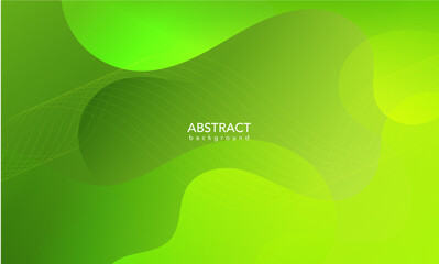 Abstract green background with circles