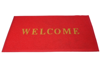 doormat isolated on white background
