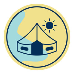 tent for summer vacation