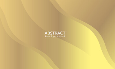 Abstract background with waves, Yellow background