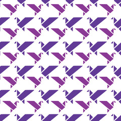 birds Seamless pattern. isolated background Vector illustration