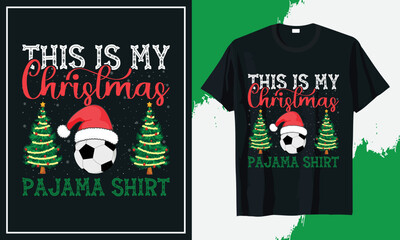Daily life Christmas t-shirt design vector