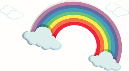 rainbow design vector
