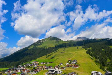 Fototapeta na wymiar Lech (Vorarlberg)