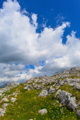 Der Geoweg am Rüfikopf in den Lechtaler Alpen, Österreich