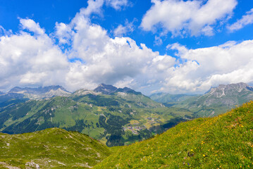 Schafalpe am Rüfikopf in den Lechtaler Alpen, Österreich