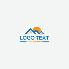 real estate house logo design