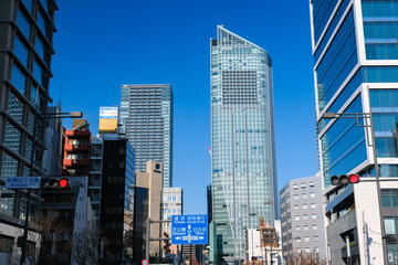 東京都港区 虎ノ門の高層ビル群