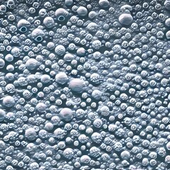 Close-up of virus cells or bacteria on light background