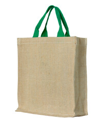 eco fabric bag isolated with clipping path for mockup