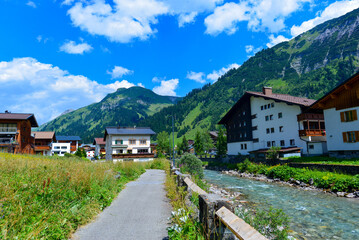 Fototapeta na wymiar Lech, Vorarlberg (Österreich)