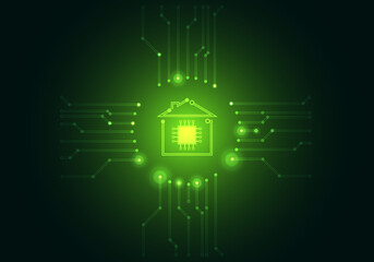 intelligente haustechnik illustration